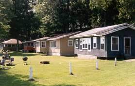 Cottages at McLear's Cottage Colony and Campground, Black Lake, New York