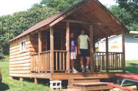 Camping Cabins at McLear's Cottage Colony and Campground, Black Lake, New York