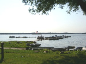 Tent Camping at McLear's Cottage Colony and Campground, Black Lake, New York